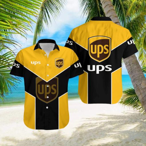 ups Unisex Logo Beach Hawaiian Shirt Gift For Fans