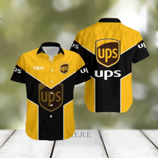 ups Unisex Logo Beach Hawaiian Shirt Gift For Fans