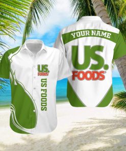 us foods Personalized Name Designer Pattern Aloha Hawaii Shirt Men And Women Gift For Family