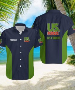 us foods Personalized Name Traditional Brand Aloha Hawaiian Beach Shirt For Summer