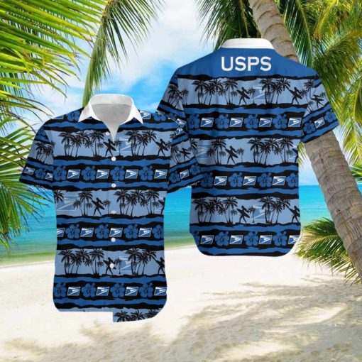 usps New Seashell AOP Hawaiian Beach Shirt For Summer Tropical Summer