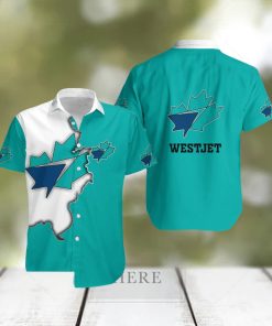 westjet Logo Souvenir All Over Print Hawaiian Shirt Tropical Aloha For Mens Tropical Summer