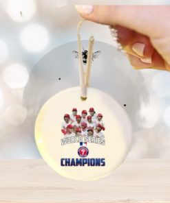 ‘mlb Philadelphia Phillies Team Baseball 2022 World Series Champions Signatures Ornament