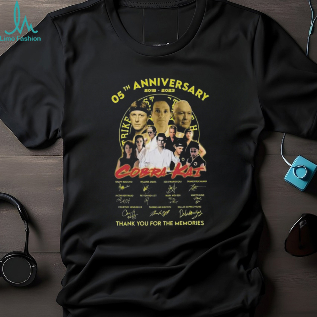 05th Anniversary 2018 – 2023 Cobra Kai Thank You For The Memories T Shirt 05th Anniversary 2018 – 2023 Cobra Kai Thank You For The Memories T Shirt