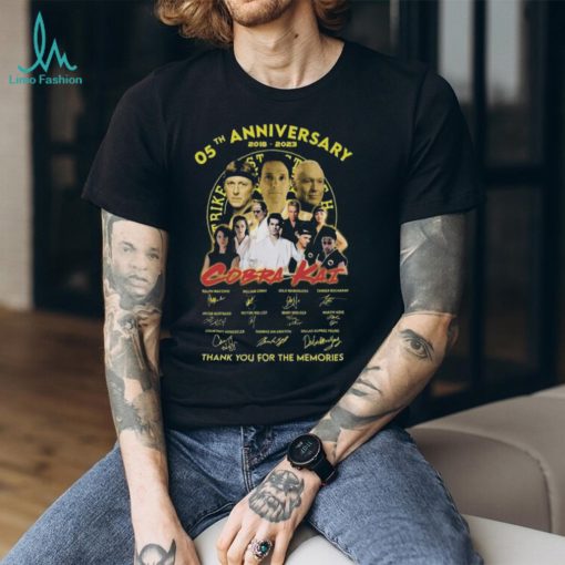 05th Anniversary 2018 – 2023 Cobra Kai Thank You For The Memories T Shirt