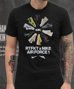 100% Authentic RTFKT x Nike Air Force 1 Forging Tee Shirt