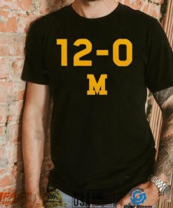 12 0 Michigan Wolverines shirt