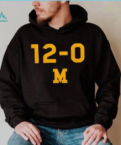 12 0 Michigan Wolverines shirt