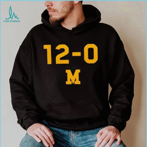 12 0 Michigan Wolverines shirt