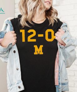 12 0 Michigan Wolverines shirt