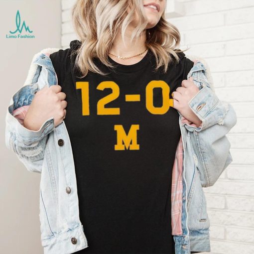 12 0 Michigan Wolverines shirt