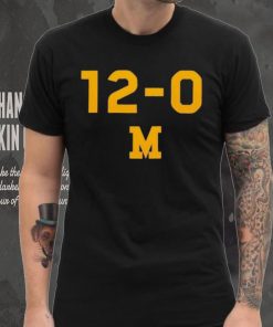 12 0 Michigan Wolverines shirt