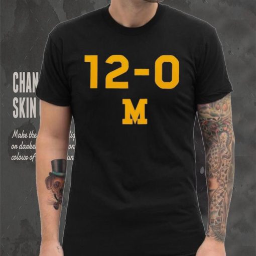 12 0 Michigan Wolverines shirt