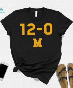 12 0 Michigan Wolverines shirt