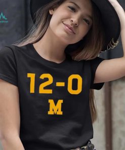 12 0 Michigan Wolverines shirt