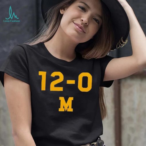 12 0 Michigan Wolverines shirt