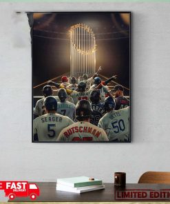 12 Team Enter But Only One Will Leave World Series 2023 With Champions MLB Postseason Poster Canvas