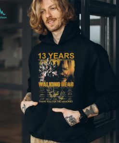 13 Years 2010 – 2023 The Walking Dead Signature Thank You For The Memories T Shirts