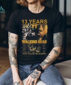 13 Years 2010 – 2023 The Walking Dead Signature Thank You For The Memories T Shirts