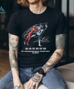131 175 127 131 137 130 Most Consecutive Games With 125+ Receiving Yards In Nfl History Shirt