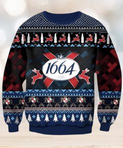 1664 White Beer Ugly Christmas Sweater