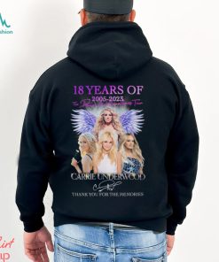 18 Years Of 2005 – 2023 Denim & Rhinestones Tour Carrie Underwood Thank You For The Memories T Shirt