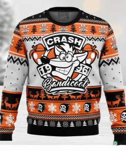 1996 Bandicoot Crash Bandicoot Ugly Christmas Sweater