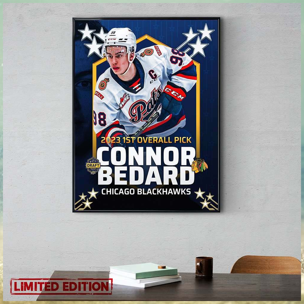 1st Overall Pick Connor Bedard Chicago Blackhawks NHL Draft 2023 Home Decor Poster Canvas 1st Overall Pick Connor Bedard Chicago Blackhawks NHL Draft 2023 Home Decor Poster Canvas