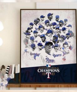 2023 American League Champions Are Texas Rangers Go And Take It Home Decor Poster Canvas