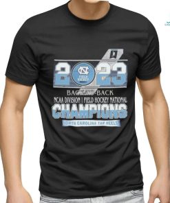 2023 Back To Back NCAA Division I Field Hockey National Champions North Carolina Tar Heel T Shirt