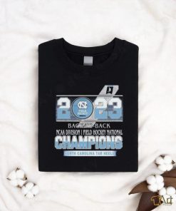 2023 Back To Back NCAA Division I Field Hockey National Champions North Carolina Tar Heel T Shirt