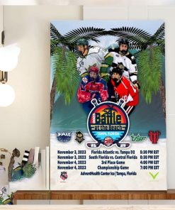2023 Battle At The Beach At The Adventhealth Center Ice In Tampa Florida Home Decor Poster Canvas