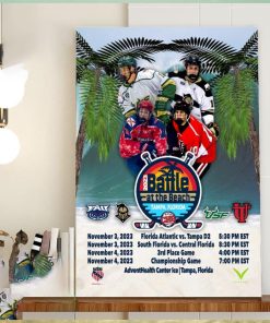 2023 Battle At The Beach At The Adventhealth Center Ice In Tampa Florida Home Decor Poster Canvas