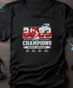 2023 Big Ten Women’s Volleyball Champions Nebraska Cornhuskers T Shirt