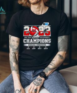 2023 Big Ten Women’s Volleyball Champions Nebraska Cornhuskers T Shirt