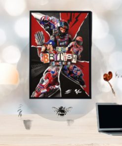 2023 British Grand Prix Moments Of Moto GP Silverstone Home Decor Poster Canvas