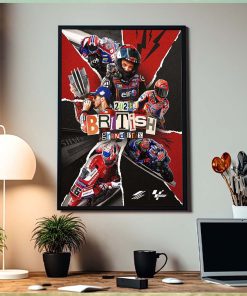 2023 British Grand Prix Moments Of Moto GP Silverstone Home Decor Poster Canvas