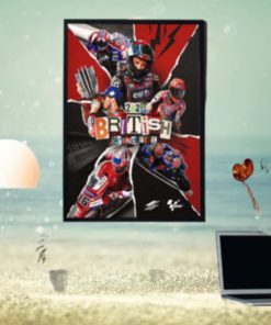2023 British Grand Prix Moments Of Moto GP Silverstone Home Decor Poster Canvas