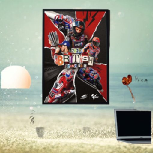 2023 British Grand Prix Moments Of Moto GP Silverstone Home Decor Poster Canvas