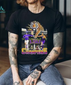 2023 Champions Dylan Crews And Angel Reese Lsu Tigers Signatures T Shirt