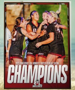2023 Conference USA Womens Soccer Regular Season Champions Are NM State Soccer Home Decor Poster Canvas
