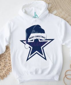 2023 Dallas Cowboys Merry Christmas Santa Hat Logo T shirt