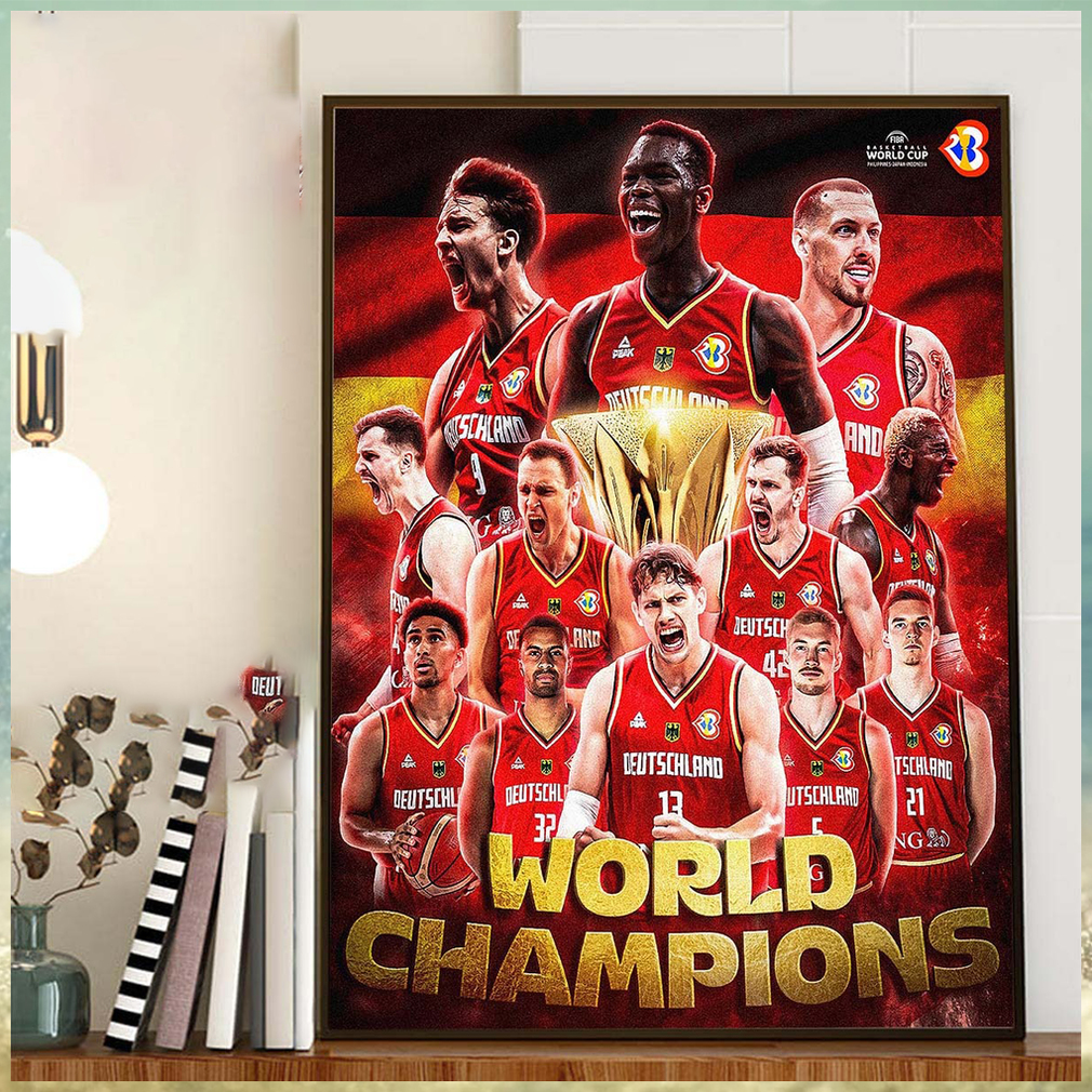 2023 FIBA Basketball World Cup World Champions Are The Germany Home Decor Poster Canvas 2023 FIBA Basketball World Cup World Champions Are The Germany Home Decor Poster Canvas