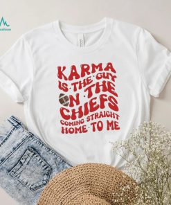 2023 Lyrics By Taylor Karma Is The Guy on the Chiefs Shirt
