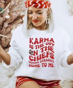 2023 Lyrics By Taylor Karma Is The Guy on the Chiefs Shirt