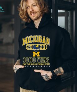 2023 Michigan 1000 Wins First Team In College Football History Shirt