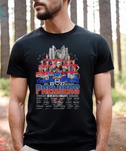 2023 NRL Women Premiers Newcastle Knights Team Signatures Shirt