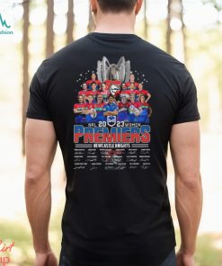 2023 NRL Women Premiers Newcastle Knights Team Signatures Shirt