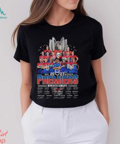 2023 NRL Women Premiers Newcastle Knights Team Signatures Shirt