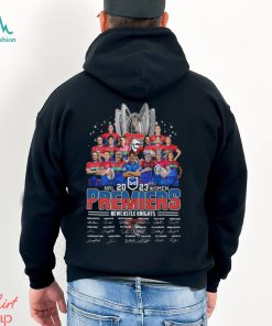 2023 NRL Women Premiers Newcastle Knights Team Signatures Shirt